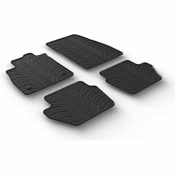 Tapis en caoutchouc adaptés pour Ford Fiesta 5 portes 2017- (4 pièces)