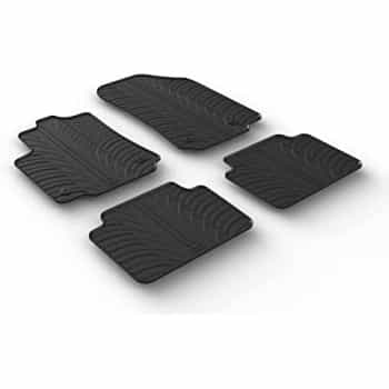Tapis en caoutchouc pour Citroën C3 Aircross 10/2017- (4 pièces)