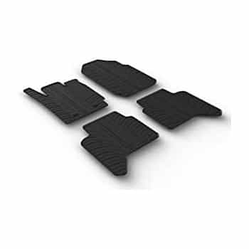 Tapis en caoutchouc pour Ford Ranger Double Cab 5/2013- (4 pièces)