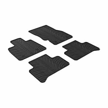 Tapis en caoutchouc adaptés pour Alfa Romeo Stelvio 3/2017- (T-Design 4 pièces + clips de montage)