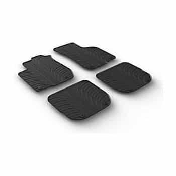 Tapis en caoutchouc pour Audi A3 8L 1996-2003 (T-Design 4 pièces + clips de fixation)