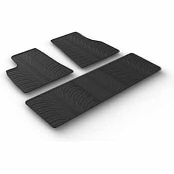 Tapis en caoutchouc adaptés pour Tesla Model S 2016- (profil en T 5 pièces)