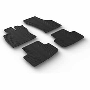 Tapis en caoutchouc adaptés pour Skoda Kodiaq 3/2017- (T-Design 4 pièces + clips de montage)