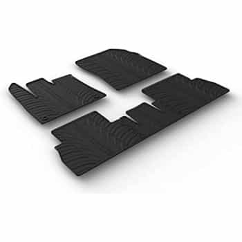 Tapis en caoutchouc adaptés pour Citroën Berlingo Multispace /Opel Combo (3 pièces)