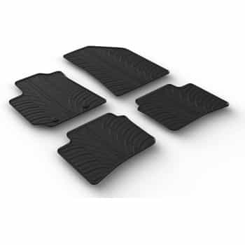 Tapis en caoutchouc adaptés pour Hyundai i10 2020- (T-Design 4 pièces)