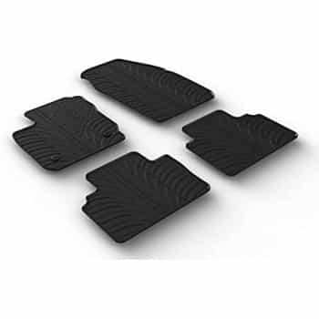Tapis en caoutchouc pour Ford Tourneo Courier Kombi/Passenger 2014- & Facelift 2018- (4 pièces)