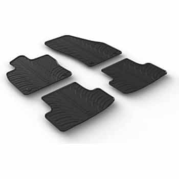 Tapis en caoutchouc adaptés à Skoda Kamiq 9/2019- (T-Design 4 pièces + clips de montage)