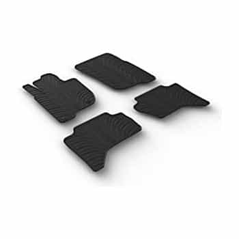 Tapis en caoutchouc pour Mitsubishi L200 (Triton) 2015-2019 (4 pièces)