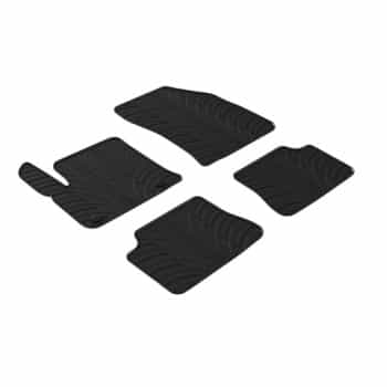 Tapis en caoutchouc pour Peugeot e-208 II & Opel Corsa 2019- (4 pièces)