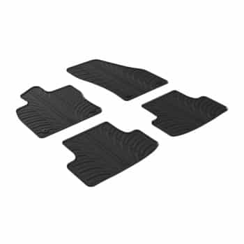 Tapis en caoutchouc pour Skoda Karoq 7/2017- (T-Design 4 pièces)
