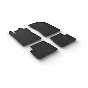Tapis en caoutchouc adaptés pour Citroën C3 11/2016- (T-Design 4 pièces)