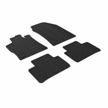 Tapis en caoutchouc pour Peugeot 308 III SW 2021- (T-Design 4 pièces + clips de fixation)