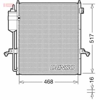 Condenseur, climatisation DCN45004 Denso