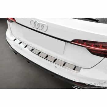 Protection de pare-chocs arrière en acier inoxydable pour Audi A4 Avant B9 (incl. S-Line) 2015-2019 & Facelift 2019