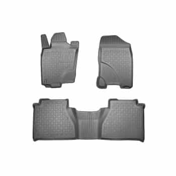 Tapis en caoutchouc sur mesure pour Nissan Navara Double Cabine / Renault Alaskan Double Cabine 2016-2022