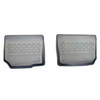 Tapis en caoutchouc adaptés à la 3ème rangée de sièges Opel Zafira B 2005-2014