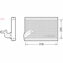 Evaporateur climatisation