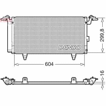 Condenseur, climatisation DCN36005 Denso