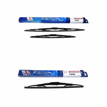 Ensemble de réduction d'essuie-glaces Bosch avant + arrière