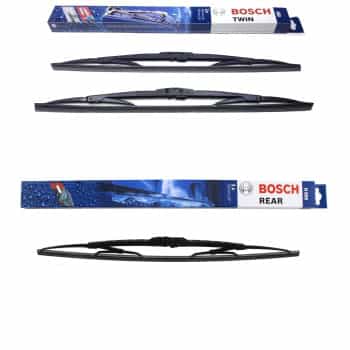 Ensemble de réduction d'essuie-glaces Bosch avant + arrière
