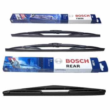 Ensemble de réduction d'essuie-glaces Bosch avant + arrière