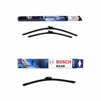 Ensemble de réduction d'essuie-glaces Bosch avant + arrière