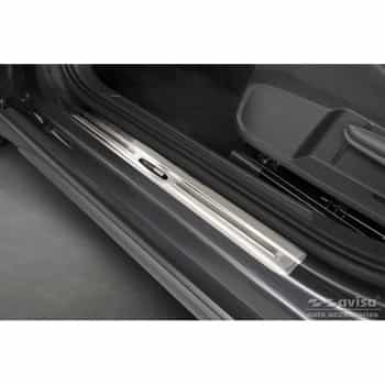 Seuils de porte en acier inoxydable sur mesure pour Volkswagen Taigo 2021 - 'Exclusive Edition' - 4 pièces