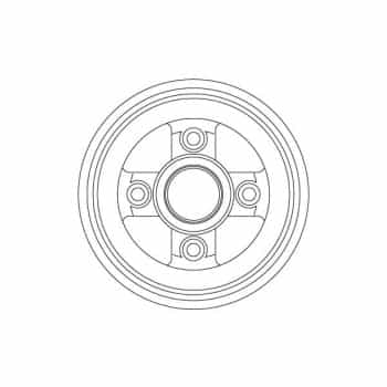 tambour de frein DB4477 TRW