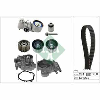Pompe à eau + kit de distribution 530 0563 30 Ina