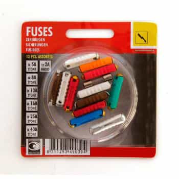 Assortiment de fusibles 13 pièces