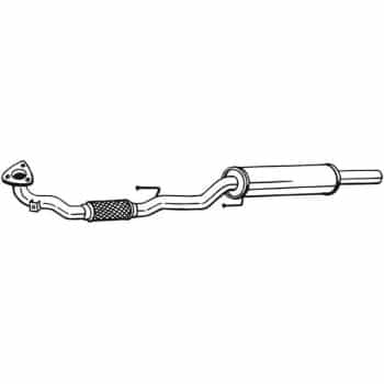 Silencieux avant 281-769 Bosal