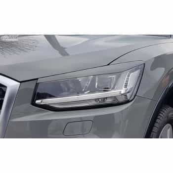 Spoilers de phares adaptés pour Audi Q2 (GA) 2016- (ABS)