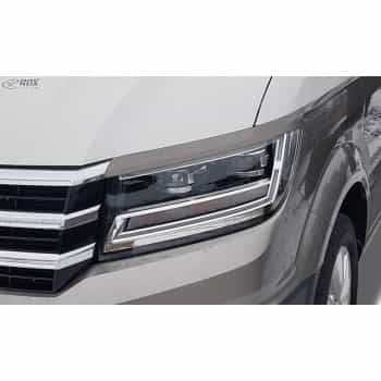 Spoilers de phares adaptés pour Volkswagen Crafter & MAN TGE 2017- (ABS)