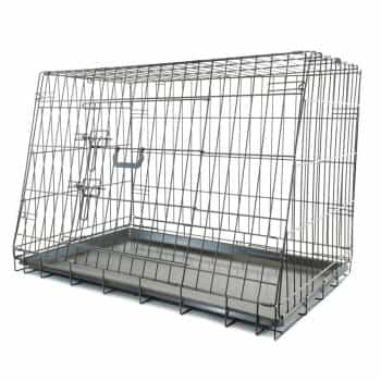 Cage Pliable pour Chien en Angle - Moyenne - 76x56x54cm