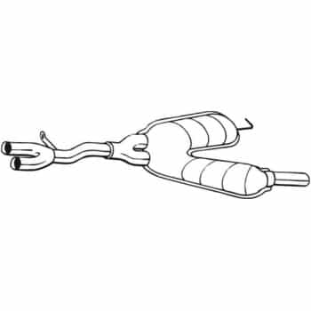 Silencieux central 280-077 Bosal