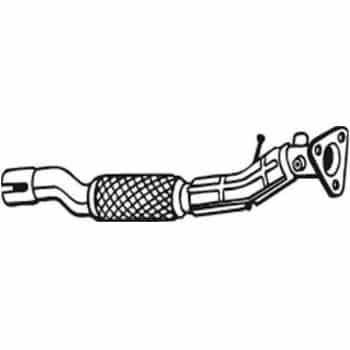 Tuyau d'échappement 750-125 Bosal