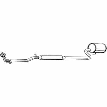 Silencieux central 292-023 Bosal