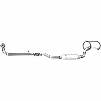 Silencieux avant 292-511 Bosal