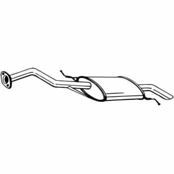 Silencieux arrière 278-837 Bosal