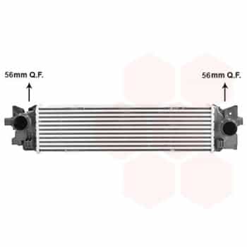 REFROIDISSEUR INTERMÉDIAIRE (refroidisseur turbo) 59014702 International Radiators