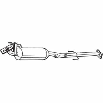 Filtre à particules, système d'échappement 095-568 Bosal