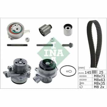 Pompe à eau + kit de distribution 530 0759 31 Ina