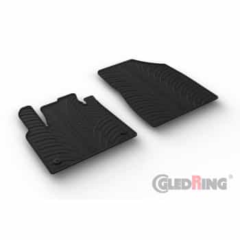 Tapis en caoutchouc adaptés pour Renault Kangoo Cargo 2021- (profil en T 2 pièces)