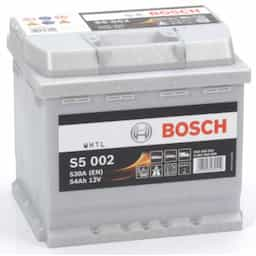 Batterie auto Bosch S5002 - 54A/h - 530A - pour véhicules sans système start-stop