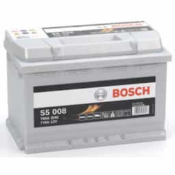 Batterie auto Bosch S5008 - 77A/h - 780A - pour véhicules sans système start-stop