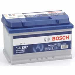 Batterie de voiture Bosch Blue S4E07 - 65A/h - 650A - adaptée aux véhicules avec système start-stop