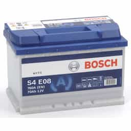 Batterie de voiture Bosch Blue S4E08 - 70A/h - 760A - adaptée aux véhicules avec système start-stop