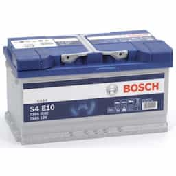 Batterie de voiture Bosch Blue S4E10 - 75A/h - 730A - adaptée aux véhicules avec système start-stop