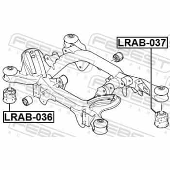 Suspension, corps de l'essieu