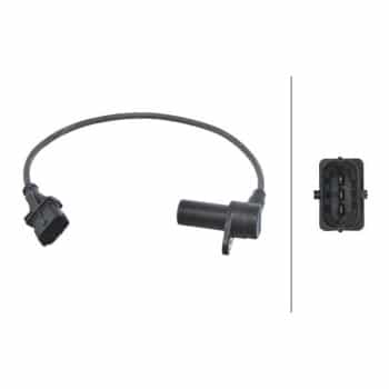 Capteur d'angle, vilebrequin 6PU 009 163-811 Hella